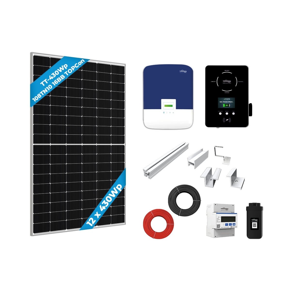 Üç Faz 5kWe On Grid Medium Paket